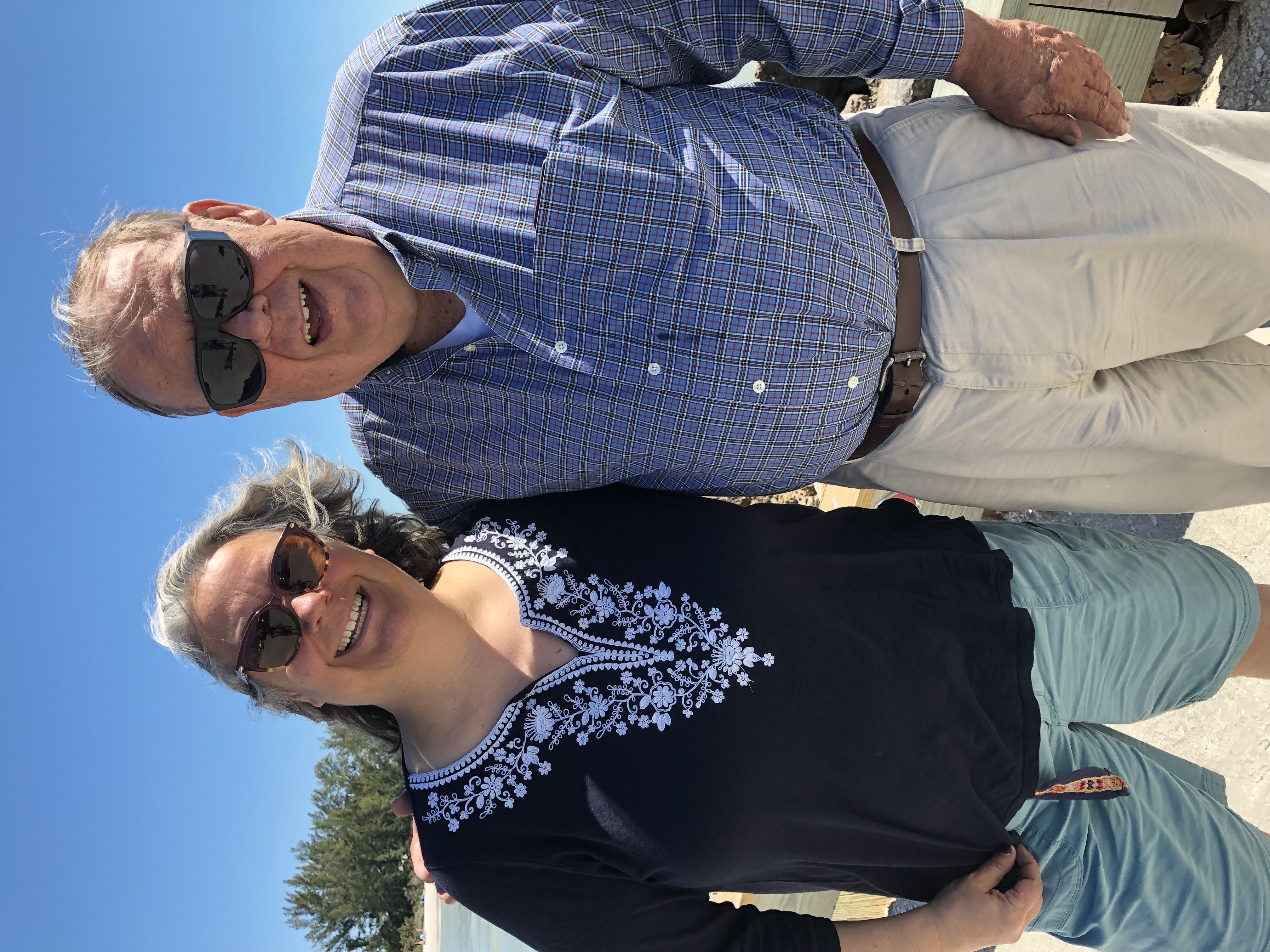 Deborah and her Dad Douglas taken in March 2019 in Florida