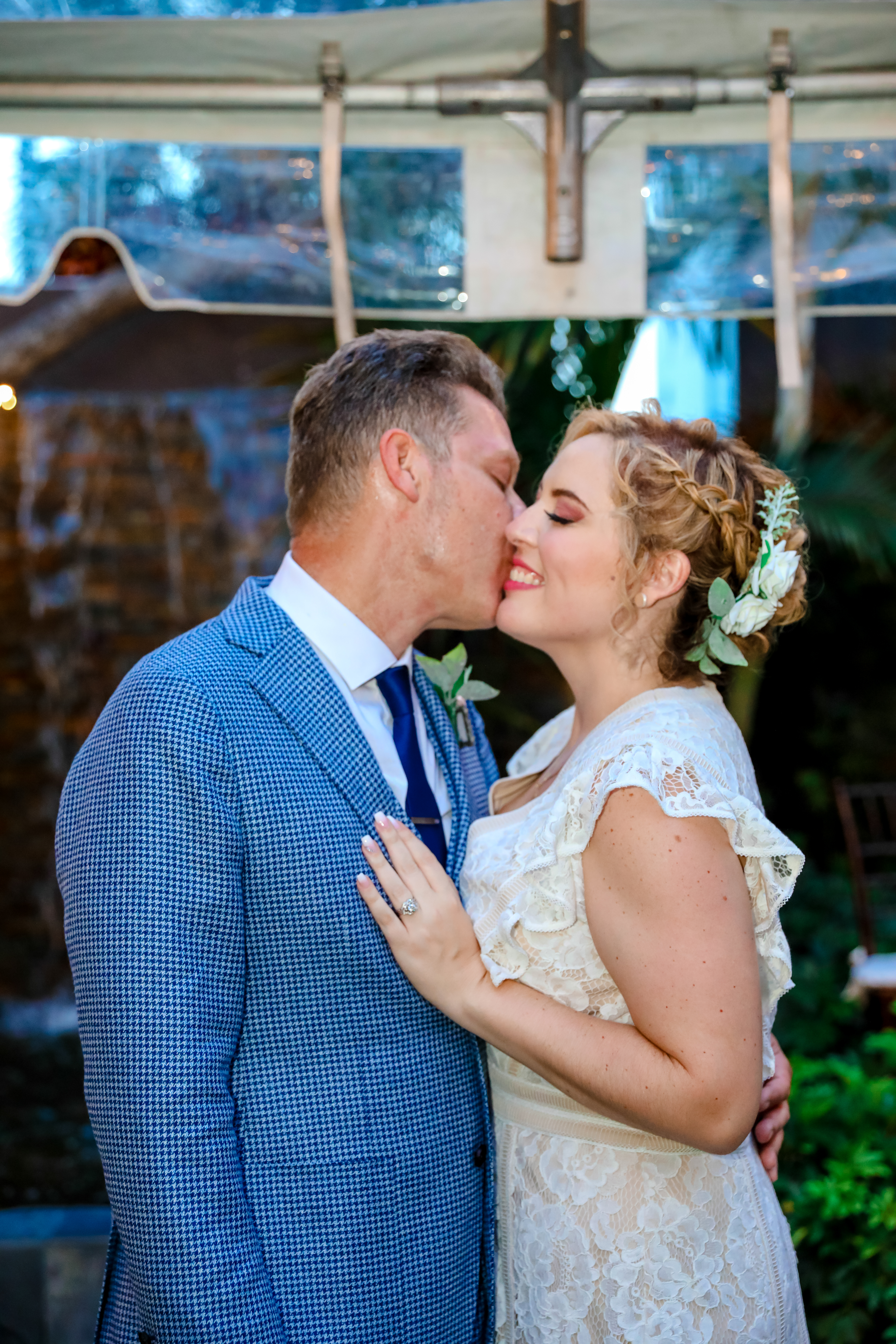 Gaby and Danny at their wedding