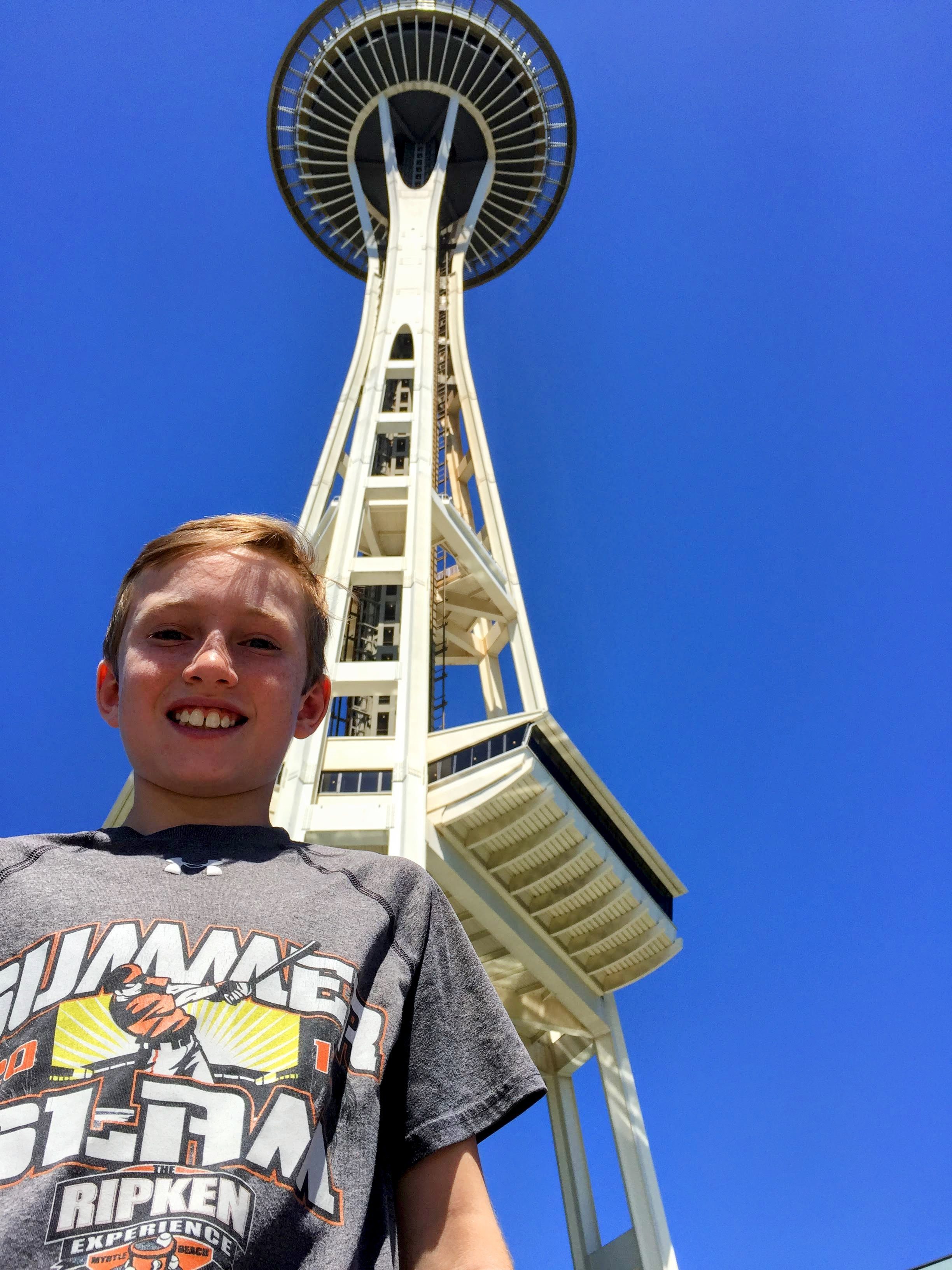 Ian at the Space Needle in Seattle