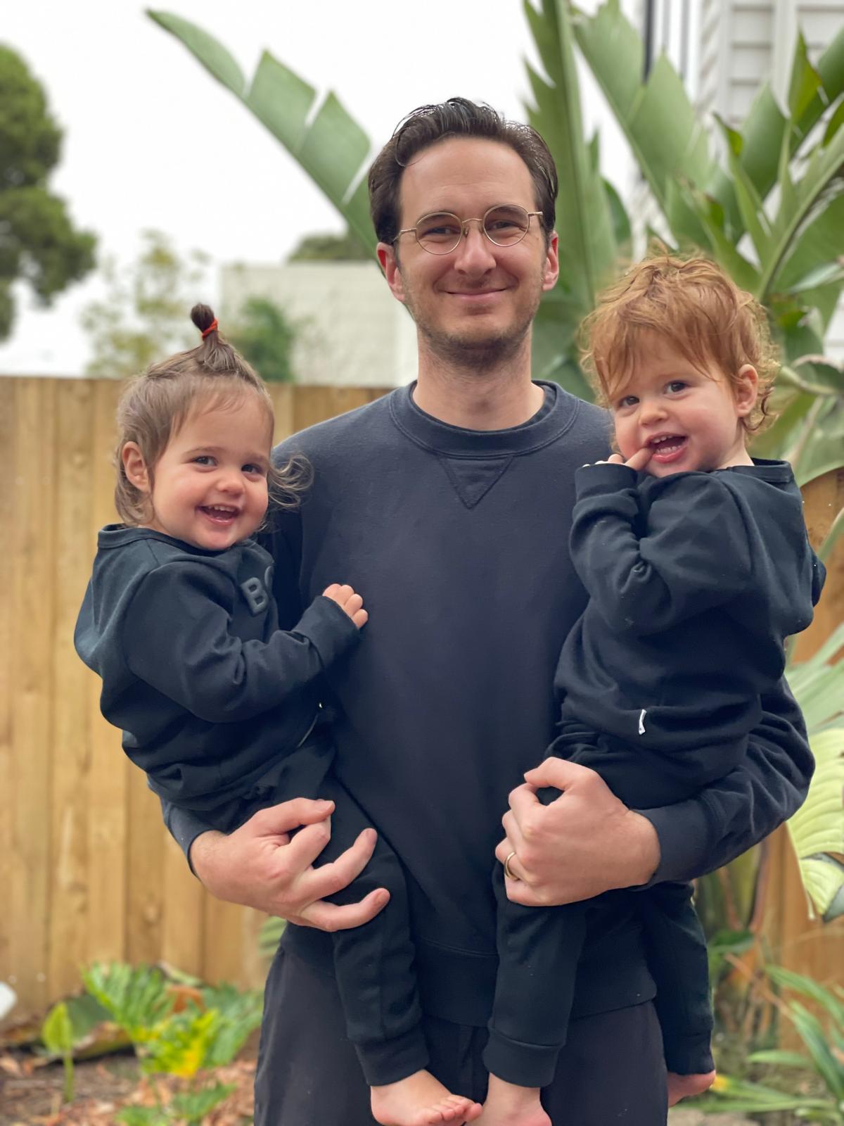 James and his daughters