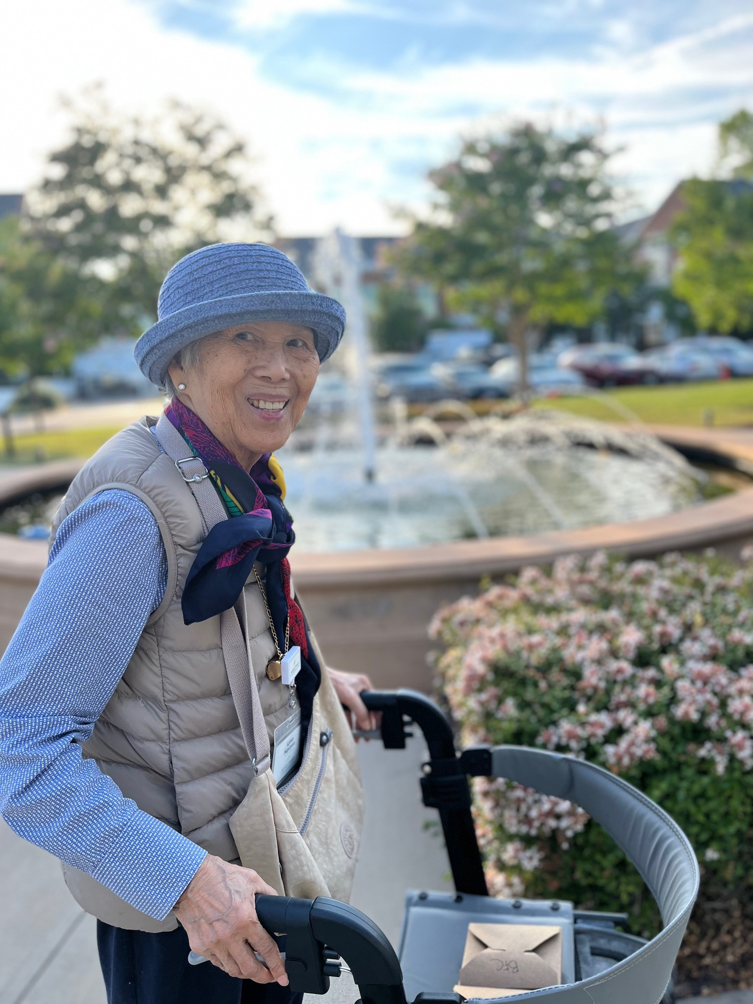 Mytrangs mom looking for butterflies